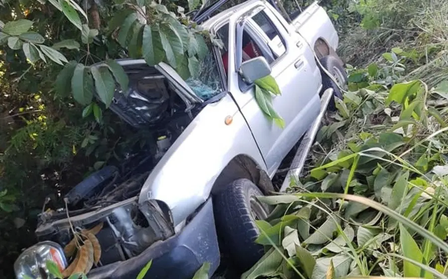 accidente camioneta 