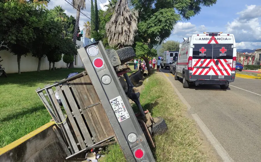 Accidente en Huayápam