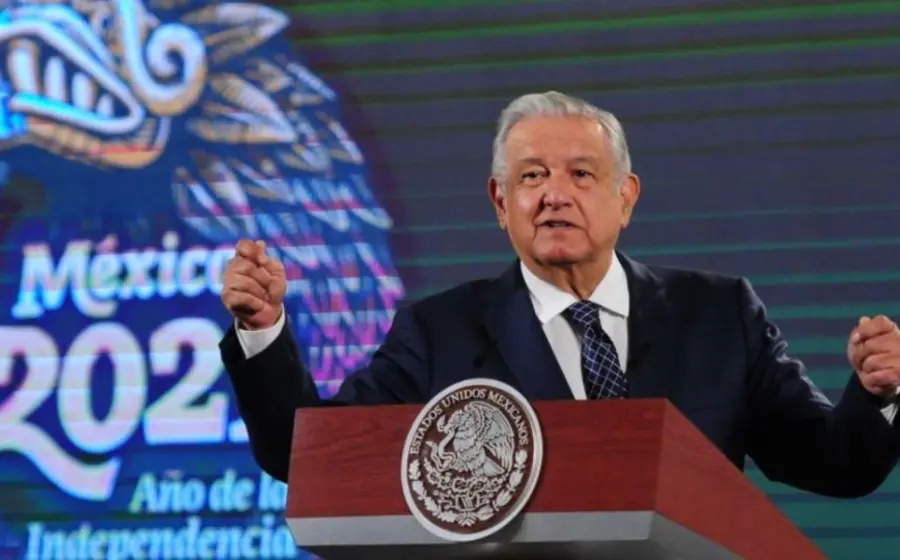 AMLO durante conferencia matutina 
