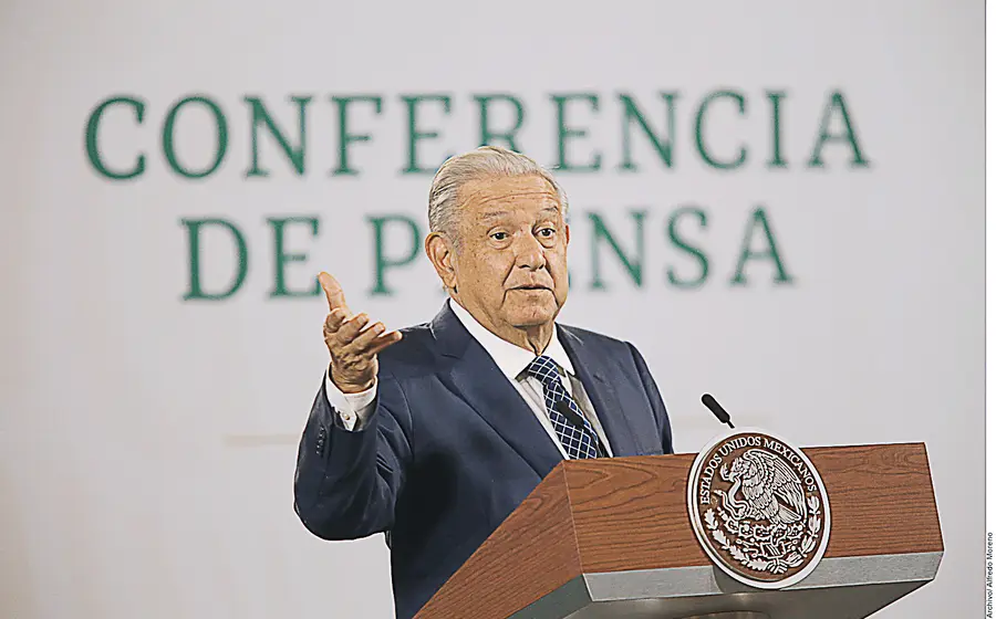 AMLO en conferencia de prensa