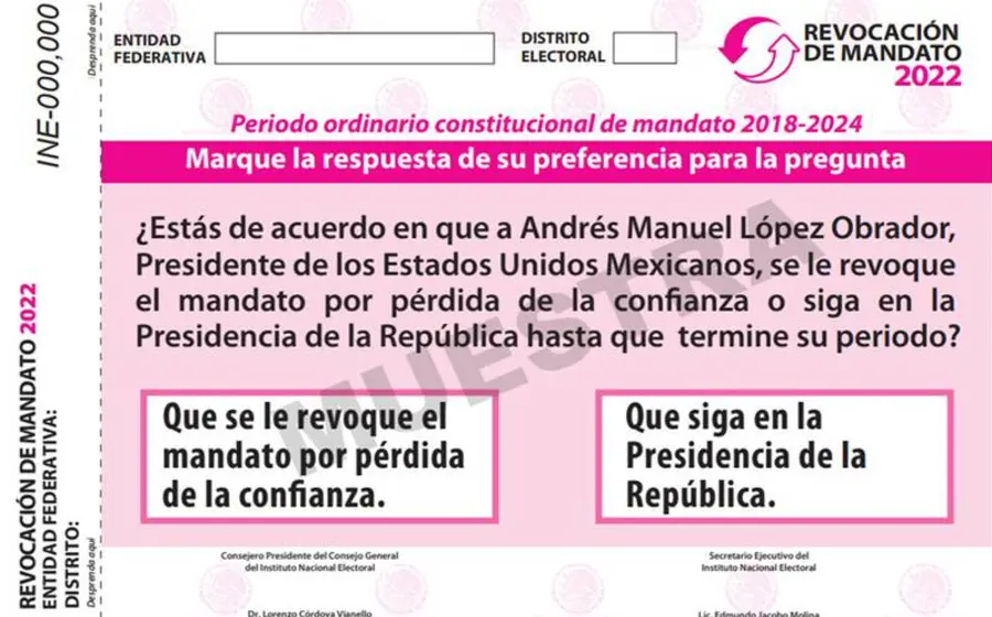 La boleta será de color rosa con las marcas de agua que certifican su legalidad.