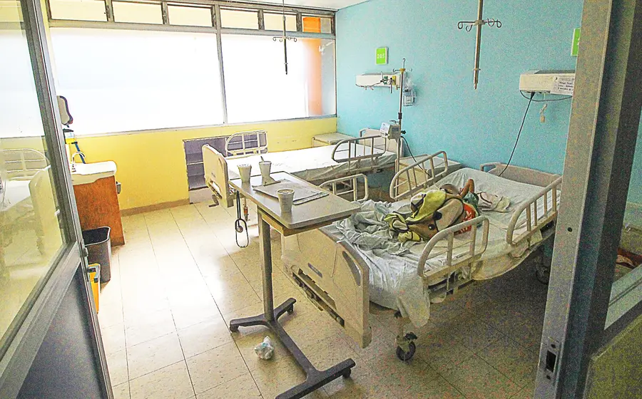 Cama del Hospital Aurelio Valdivieso.