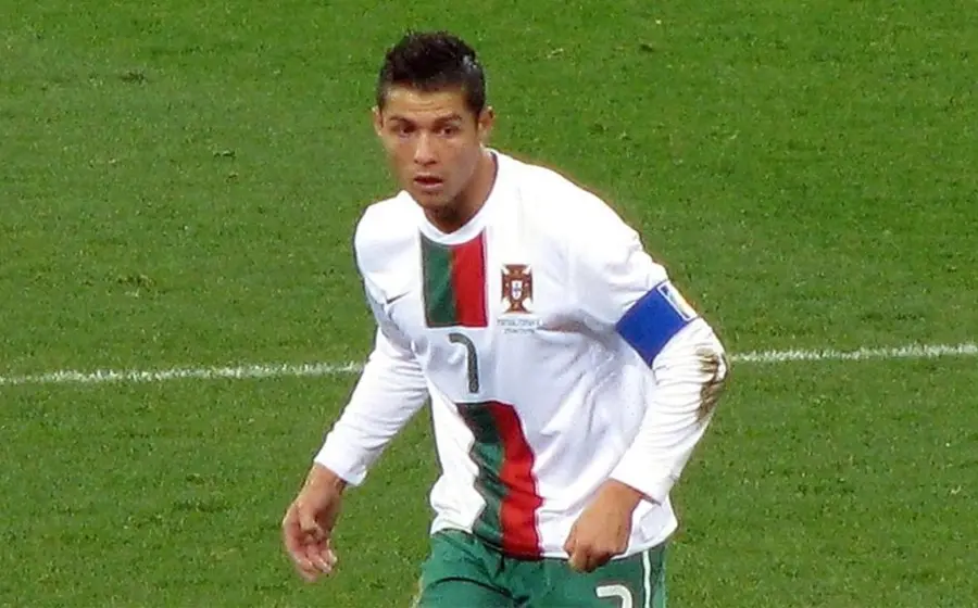 Cristiano Ronaldo jugando