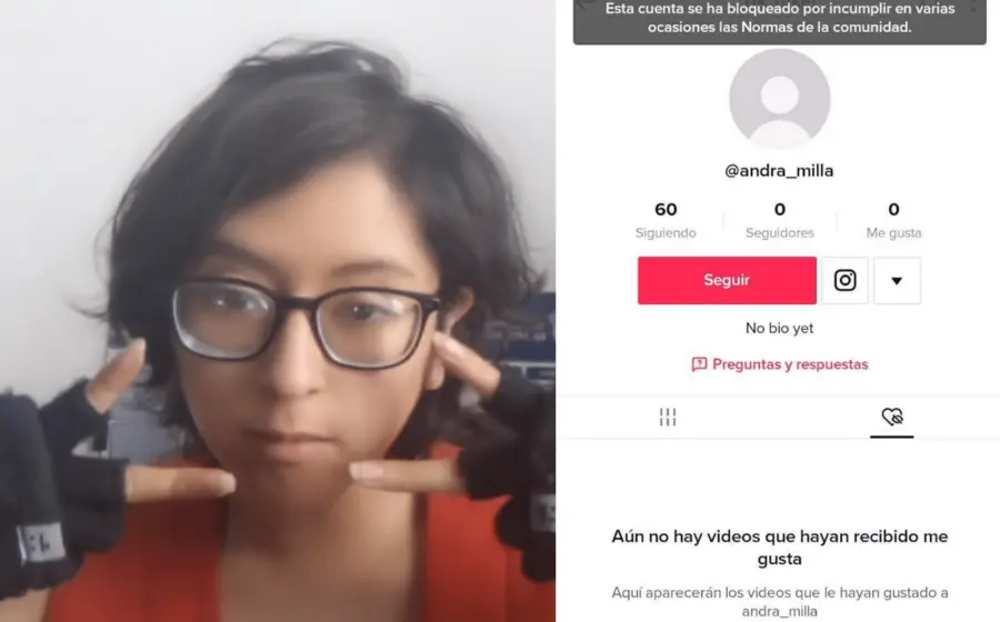  Andra abogaba por el lenguaje inclusivo en videos cortos, fue la propia plataforma de TikTok la que eliminó la cuenta del “compañere” y con ella todos sus videos.