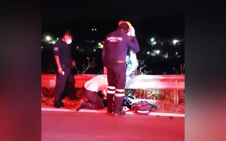 Motociclista derrapado