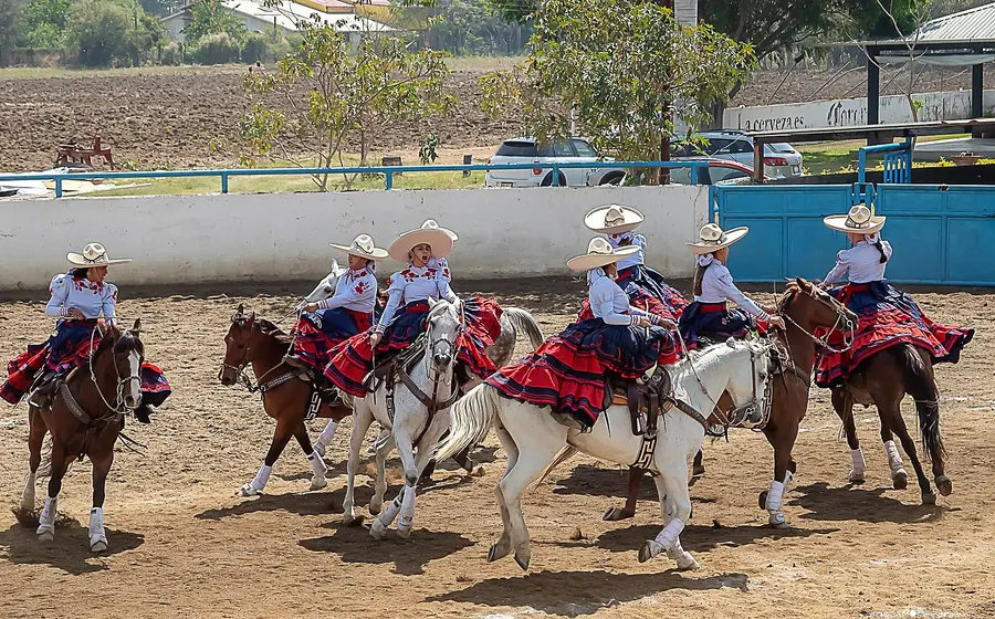 Charras de Oaxaca en caballo