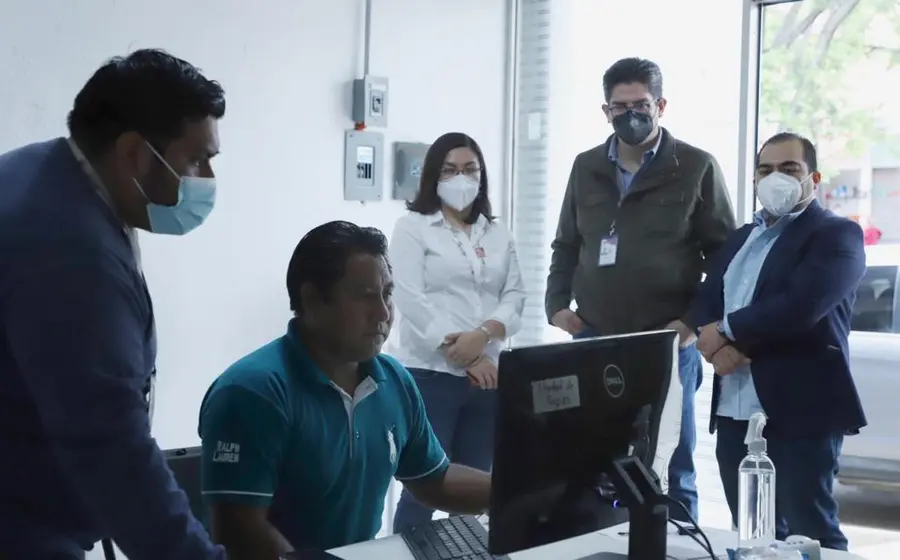 Personas en aplicación de examen