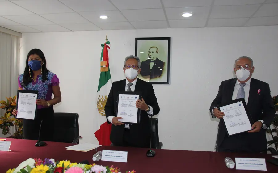 Firman convenio Sepia y SSPO