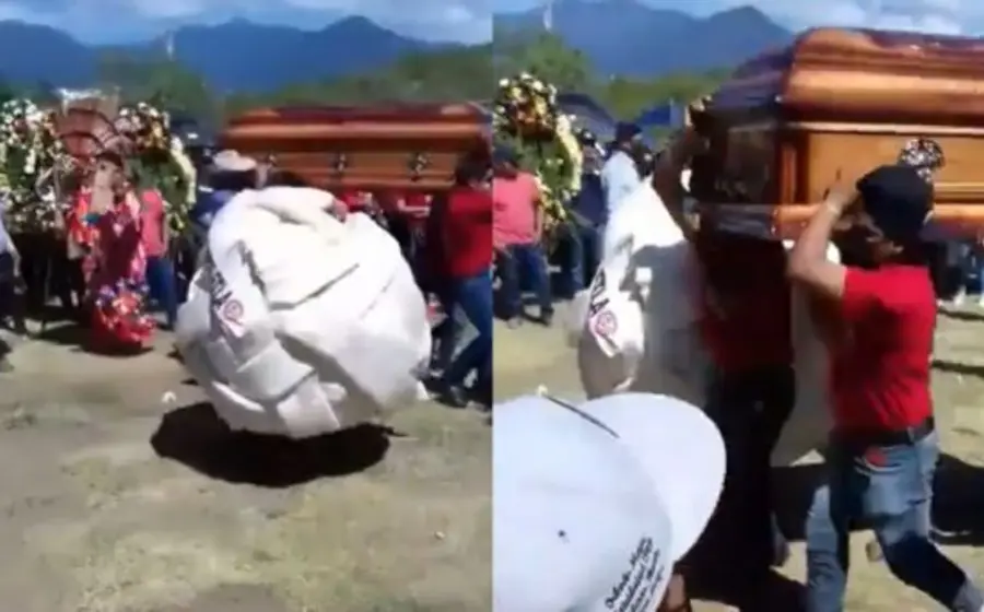 Funeral con botarga de quesillo.