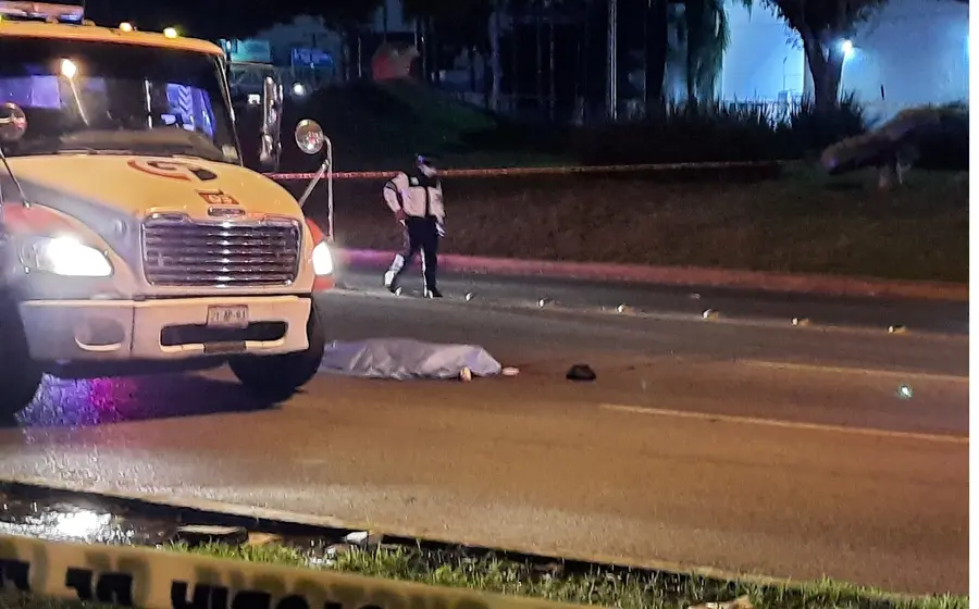 Hombre arrollado por grúa