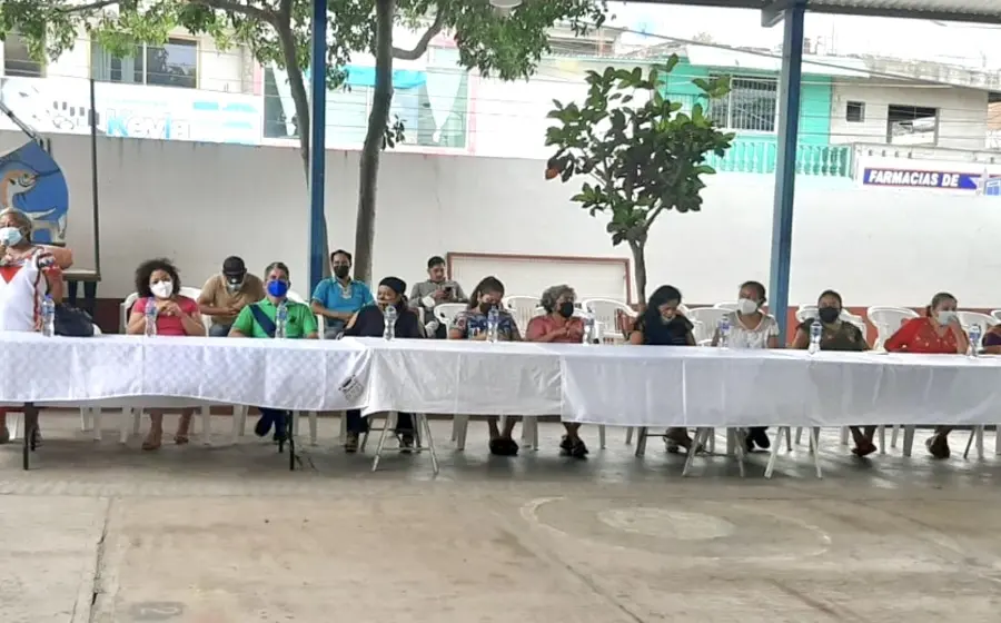 Mesa directiva del Mercado de Puerto Escondido
