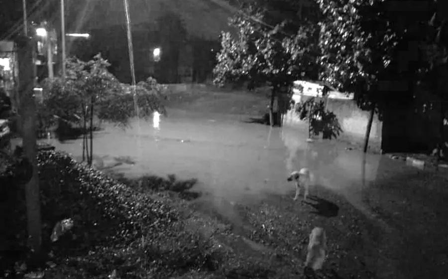 Se registraron inundaciones en diferentes zonas de la ciudad.