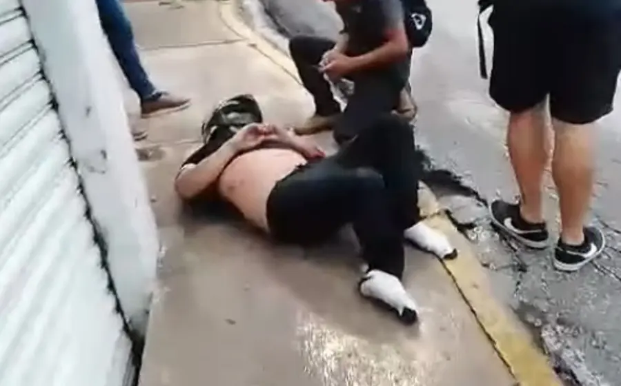 Motociclista herido en accidente