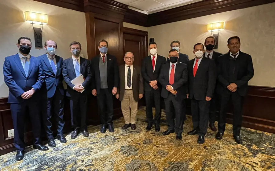 Murat con empresarios de EE. UU.