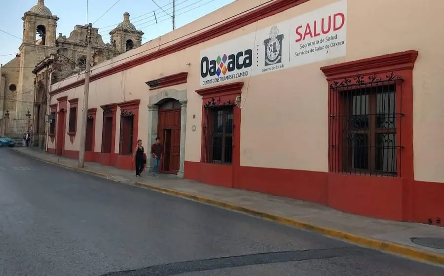 Oficinas de los Servicios de Salud de Oaxaca, captura de Google Maps