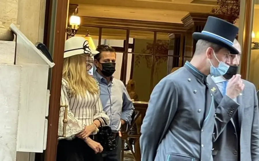 Mujer, Hombre, Hotel, Cubrebocas, Pareja