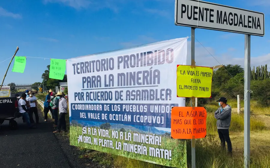 protesta mina