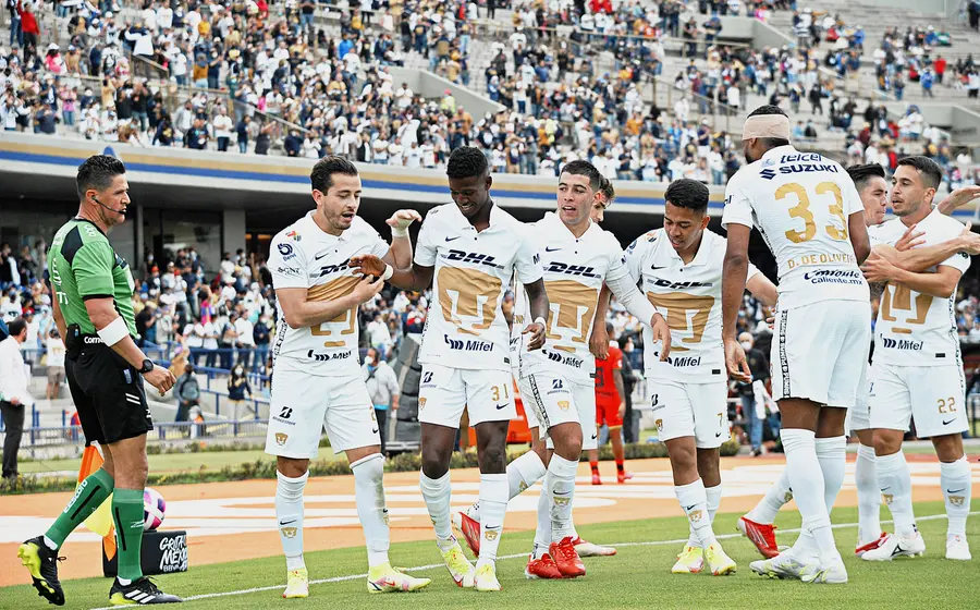Pumas en estadio