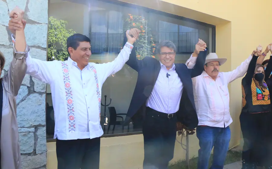 Ricardo Monreal y Salomón Jara
