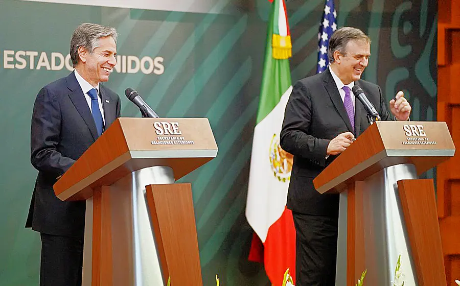 Antony Blinken y Marcelo Ebrad 