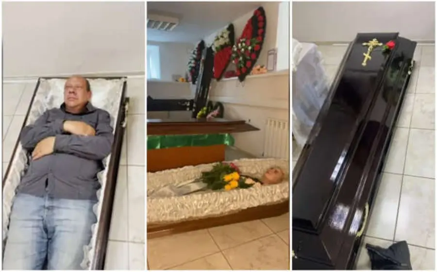 La terapia consiste en que las personas se recuesten dentro de los ataúdes durante algunas horas con el objetivo de que se olviden de sus problemas y puedan reencontrarse con el presente.