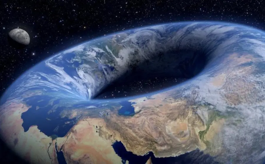 Se supo de la idea de la Tierra con forma de dona en 2008, en un foro de The Flat Earth Society.