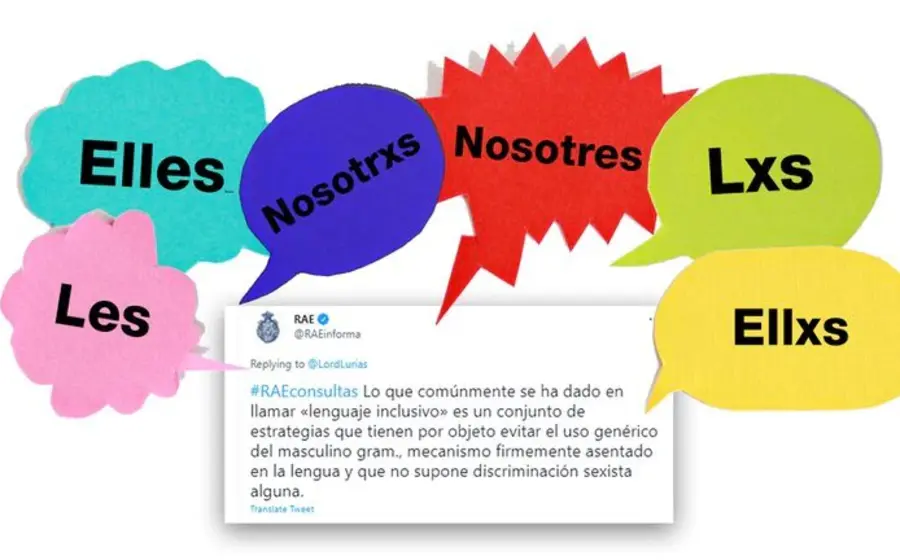 La comunidad LGBT apela al uso de estos recursos con el fin de hacer un reconocimiento de las personas que no se identifican con el género masculino o femenino.