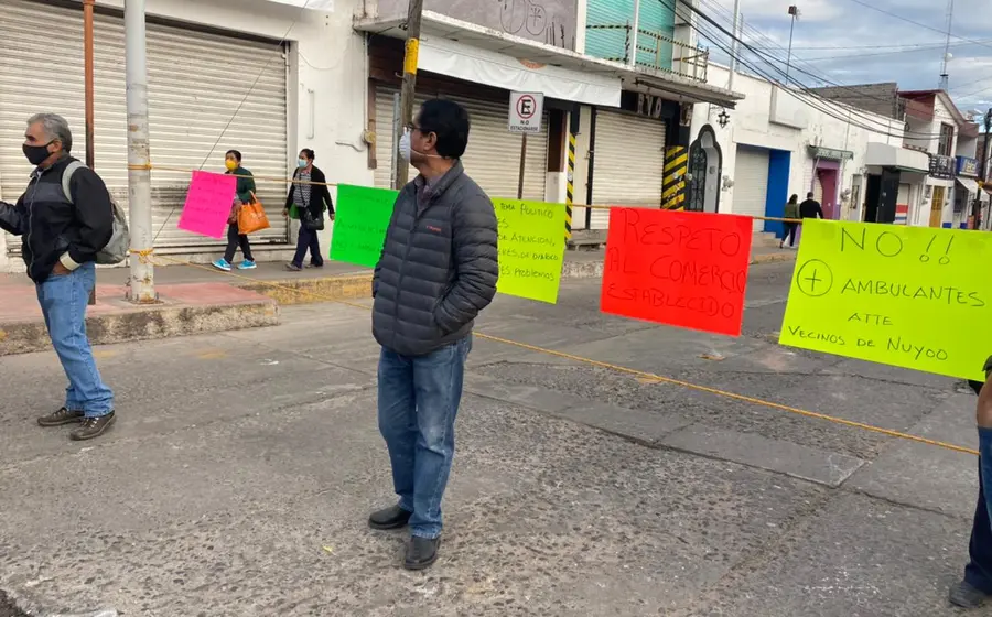 Bloqueo en calles de Huajuapan