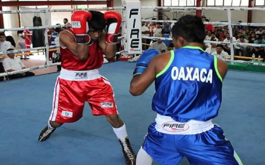 Boxeadores en el ring