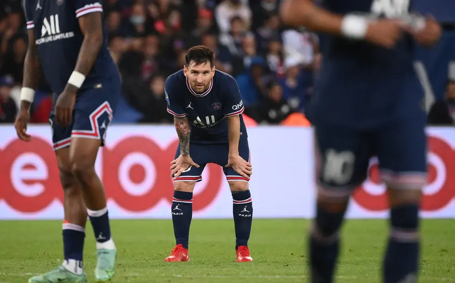 Lionel Messi jugando
