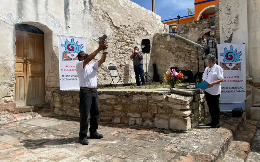 El Museo Comunitario se ubica en el Parangón Chocholteco.