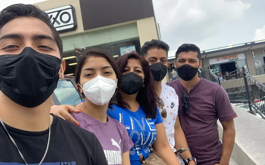 América Comonfort en familia