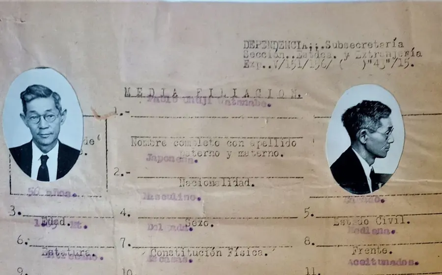Detalle de documento de identidad.