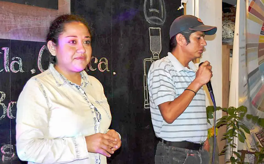 Activistas hablando sobre la donación de órganos