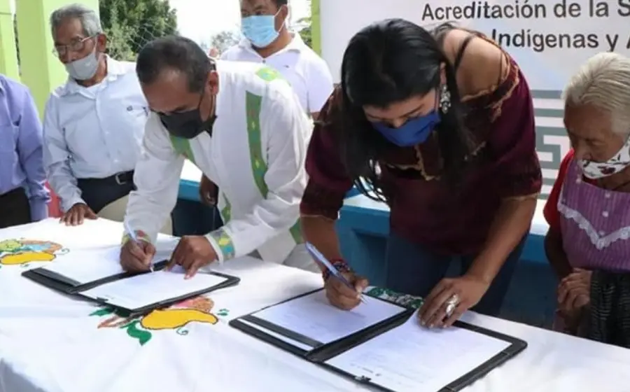 Firma de acuerdo en pro de pueblos indígenas