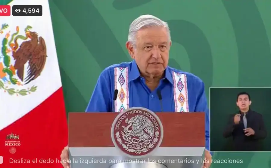 Presidente de México desde Oaxaca