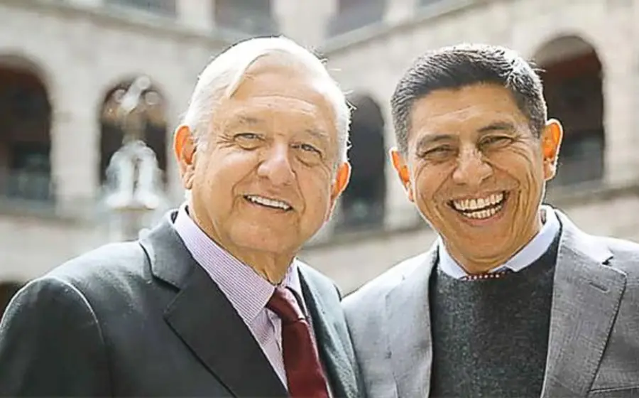AMLO y Salomón Jara