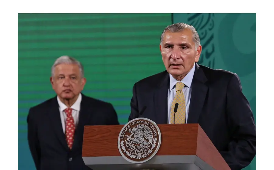 Amlo y secretario de gobernación