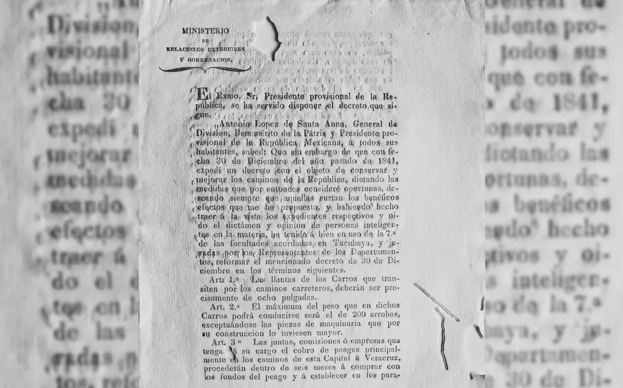 Fondo: Gobierno. Sección: Comunicaciones y transportes. Serie: Caminos nacionales y estatales. Subserie: Correspondencia.
