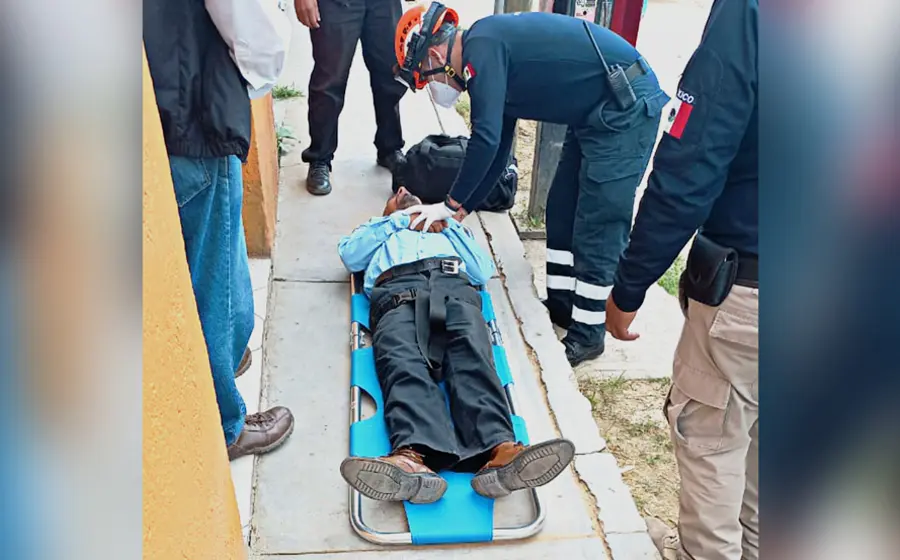 Un hombre que sufrió un asalto sufrió una crisis nerviosa. 