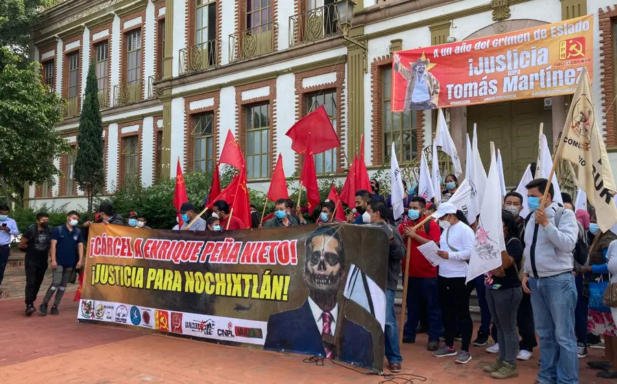 protestan contra EPN