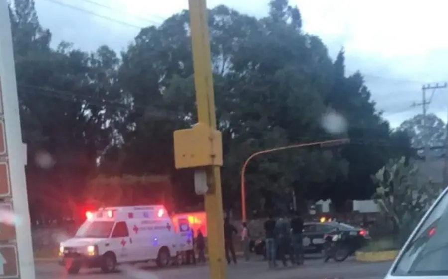 Choque entre vehículos