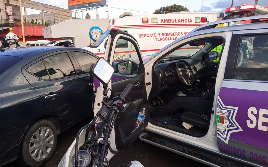Patrulla accidentada