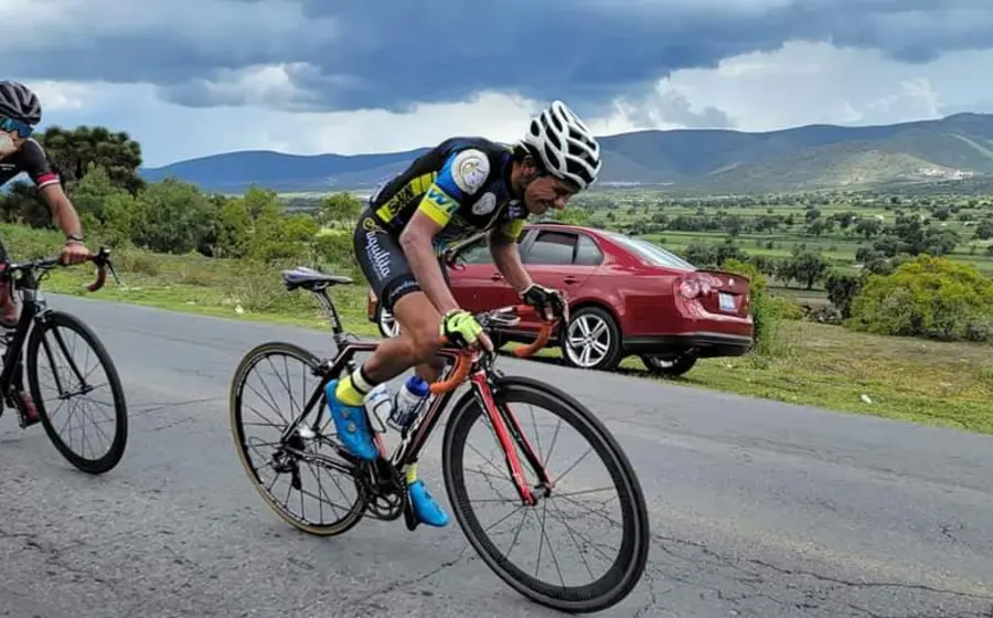 Ciclista en Yehualtepec