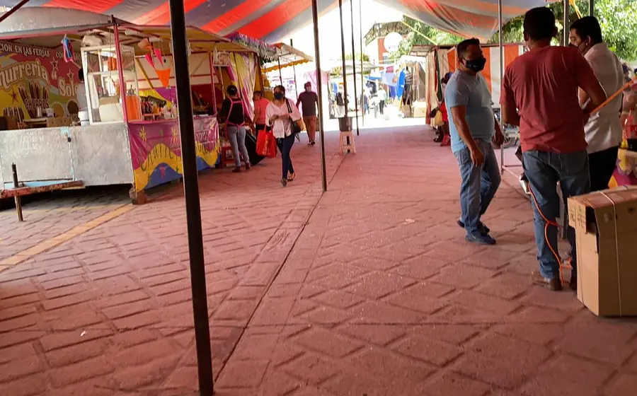 Comerciantes en la feria de Huajuapan