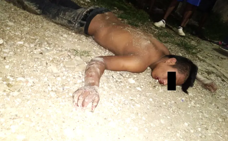 El joven fue golpeado de manera brutal por vecinos de la colonia El Manantial, de Zaachila.