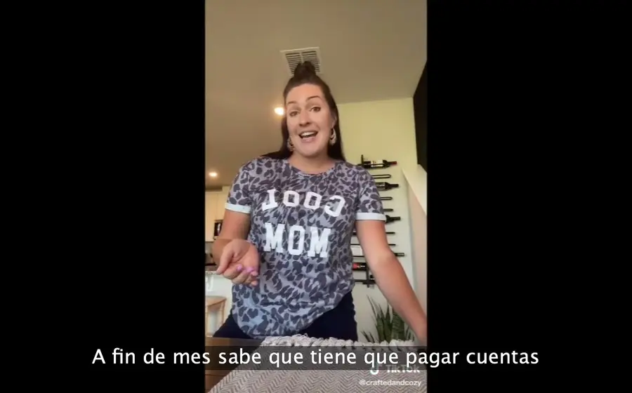 La mujer dijo que su hijo tiene que armar un plan para aprender a administrar sus ingresos. 