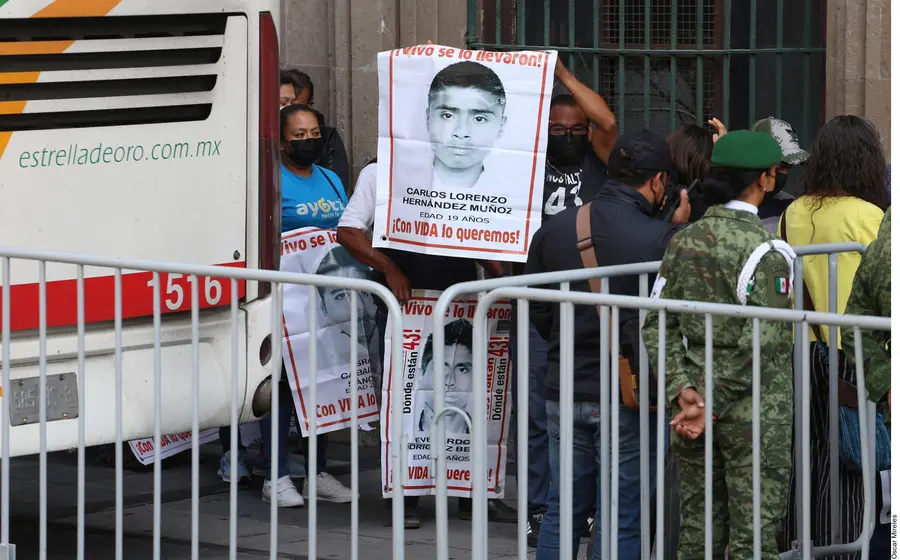 Manifestantes Ayotzinapa