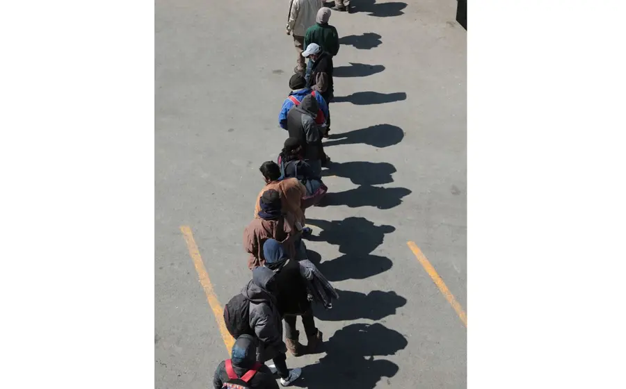 Migrantes en la frontera