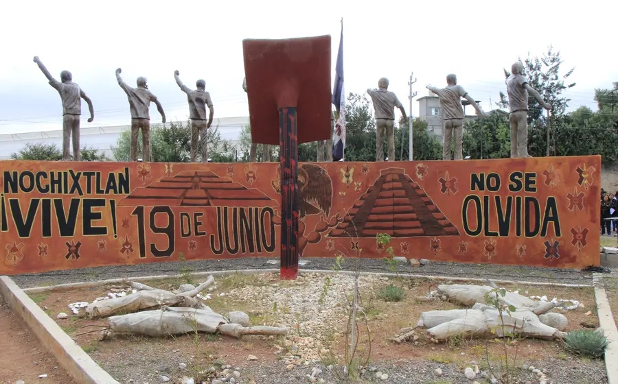 Monumento en recuerdo del caso Nochixtlán
